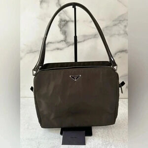 Brown Prada Tessuto Tote